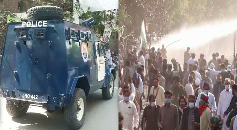 Eight ‘terrorists’ caught trying to flee Zaman Park, claim Punjab police
