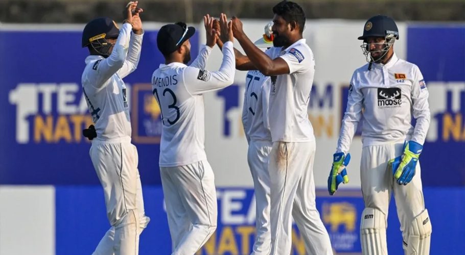 Prabath Jayasuriya picked up a five-for to stun Ireland  (AFP/Getty Images)