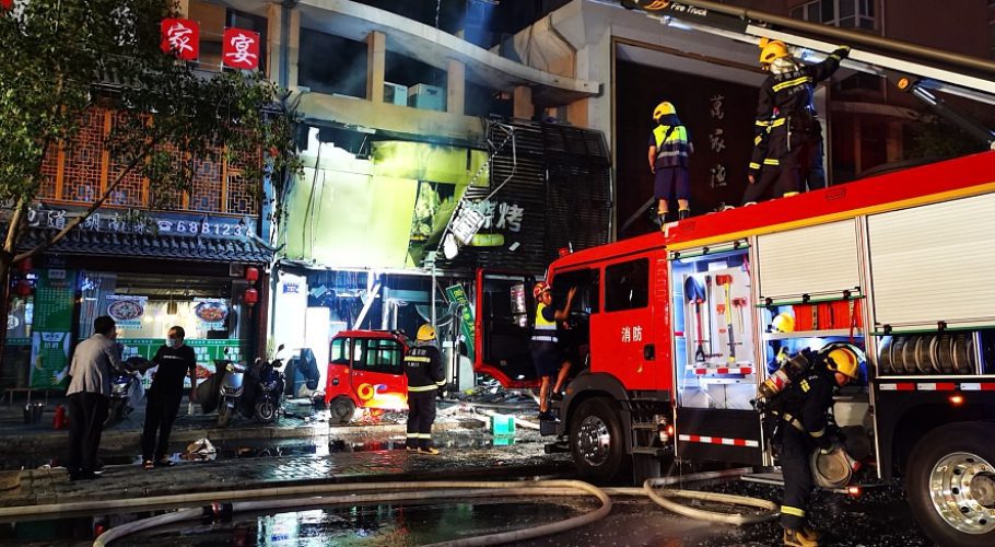 China restaurant explosion