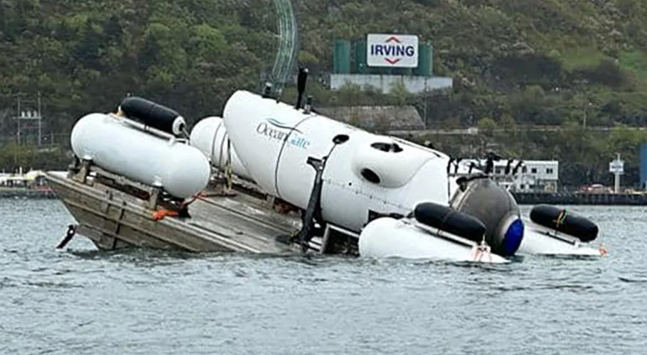 Hamish Harding posted an image of the submersible to his social media accounts on June 17.
(From Hamish Harding/Facebook)