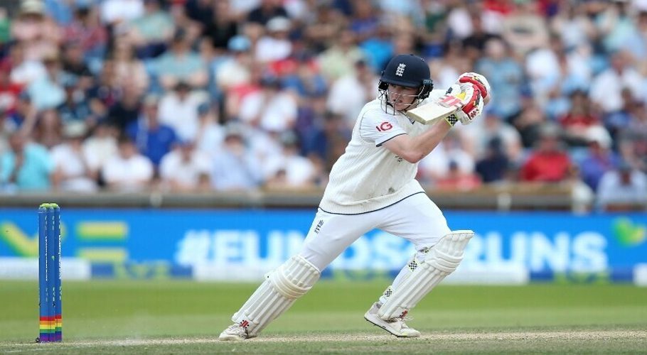 England cricketer Harry Brook at the third Ashes Test at Headingley Cricket Ground, Leeds, UK on Sunday. — England Cricket Twitter