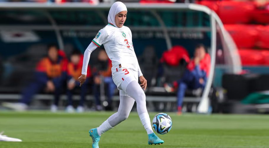 Nouhaila Benzina helped Morocco to 1-0 win over South Korea on Sunday. Photograph: Matt Turner/AAP