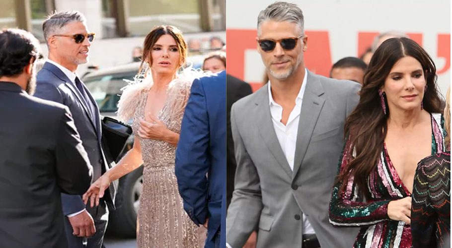 Bryan Randall and Sandra Bullock in 2018.
Michael Wright/WENN.com/Alamy
