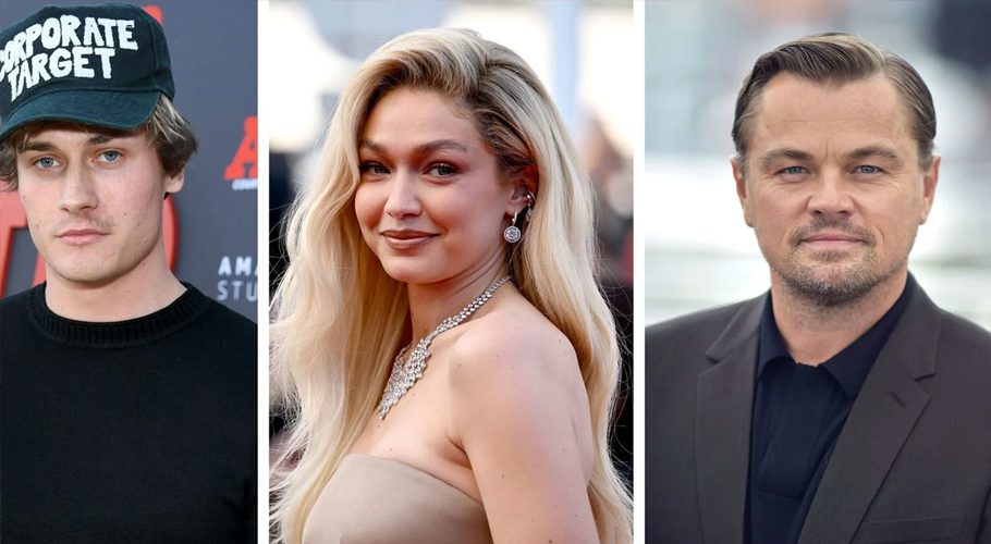 Cole Bennett, Gigi Hadid, and Leonardo DiCaprio.Lionel Hahn - Getty Images
