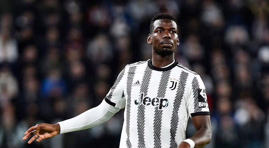 Football - Europa League - Semi Final - First Leg - Juventus v Sevilla - Allianz Stadium, Turin, Italy - May 11, 2023 Juventus' Paul Pogba reacts REUTERS/Massimo Pinca/File Photo Acquire Licensing Rights