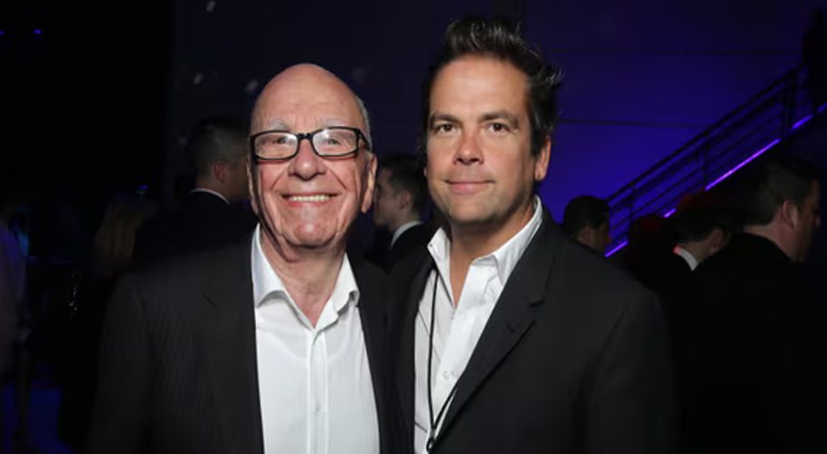 Rupert Murdoch is handing over the company to his son, Lachlan. Photograph: Eric Charbonneau/Invision/AP