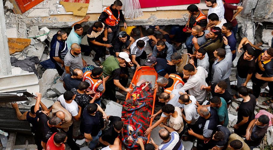 Palestinian death toll reaches 4,600 as Israel strikes Gaza overnight  