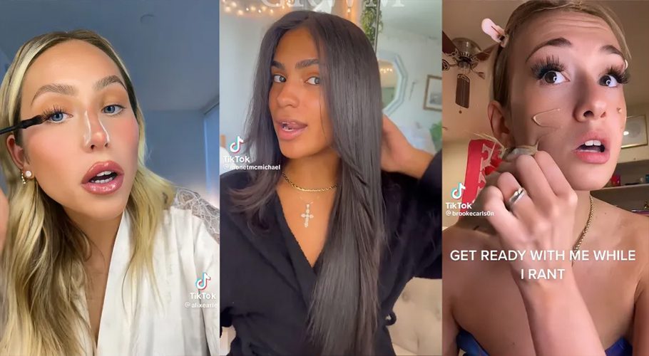 YouTube's long-standing "Get Ready With Me" videos are now sweeping TikTok audiences, too. Courtesy of Alix Earle, Monet McMichael and Brooke Carlson