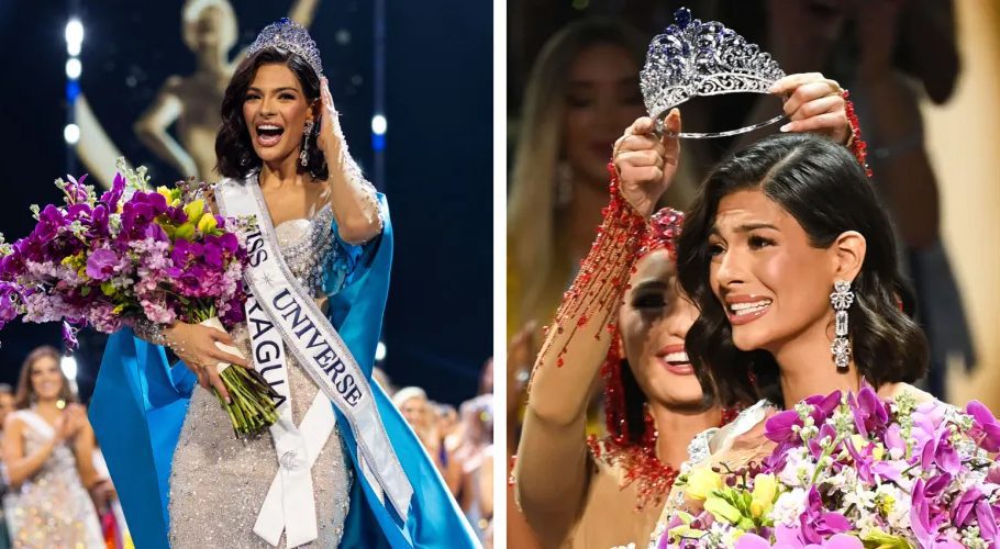 Miss Nicaragua Sheynnis Palacios was crowned Miss Universe 2023 on Saturday in San Salvador, El Salvador, shining onstage in a crystal-embellished gown that paid tribute to her roots.
