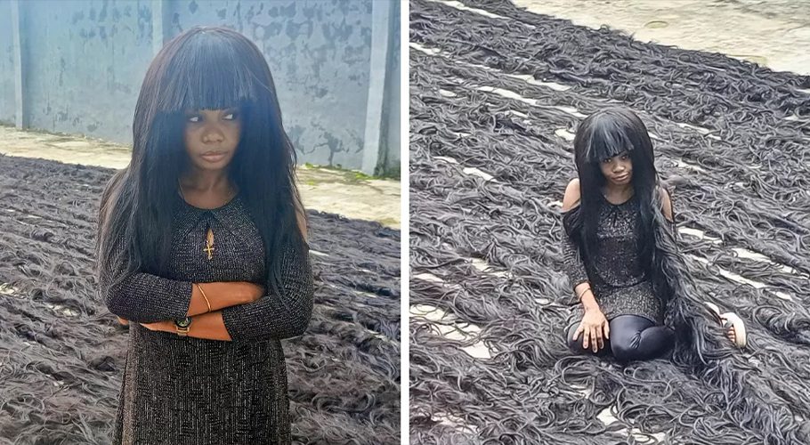 Helen Williams is the latest Nigerian to set a Guinness world record. (Image source, Guiness World Records)