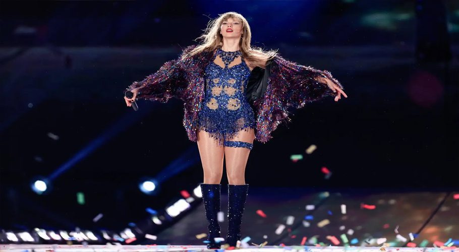 Taylor Swift performs onstage during The Eras Tour at Allianz Parque on November 24, 2023 in Sao Paulo, Brazil Buda Mendes/TAS23/Getty Images for TAS Rights Management