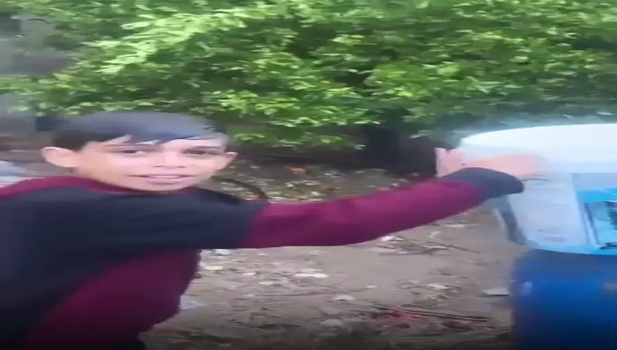 "Allah knew we were suffering, so he sent rain,” a video of child in Gaza goes viral