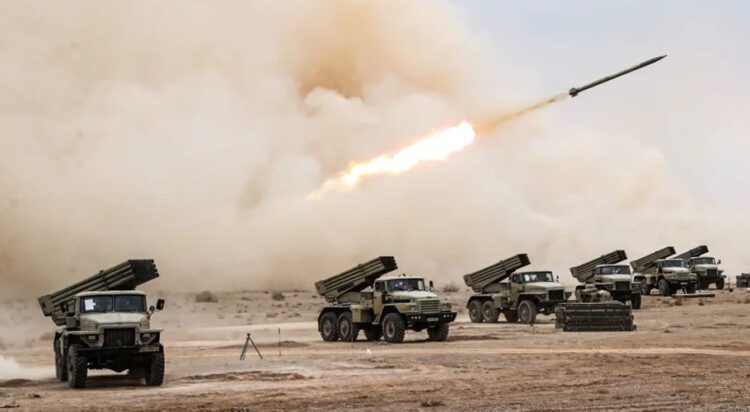 FILE Iran has fired missiles at targets in Syria, Iran and Pakistan this week [File: Iranian Army/WANA via Reuters]