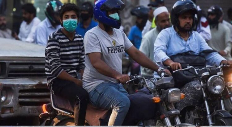 Motorcycle riders have been banned at major flyovers in Rawalpindi to avoid any ill-fated incident during the banned Basant festival. (File Photo)