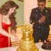 Urvashi Rautela cuts 24-carat gold birthday cake with Honey Singh (Instagram)