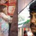 (L) Woman who was attacked by the angry mob, (R) Johnson Tariq, the shop proprietor (Image; EXPRESS TRIBUNE)