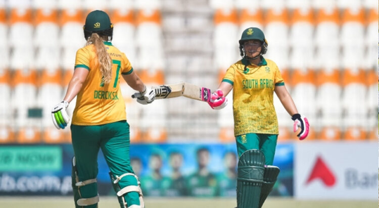 : South Africa women beat Pakistan women by eight wickets in the third T20I to win the three-match T20I series 2-1  (Image: PCB)