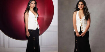 Isha ambani dress at Icon of the year award: Image by Economic Times