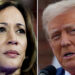 U.S. Vice President Kamala Harris in Milwaukee, Wisconsin, U.S. August 20, 2024 and former U.S. President Donald Trump in Bedminster, New Jersey, U.S., August 15, 2024 are seen in a combination of file photographs. REUTERS/Marco Bello, Jeenah Moon/File Photo