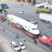 Boeing 737 is being transported from Karachi to Hyderabad on Thursday.—Online