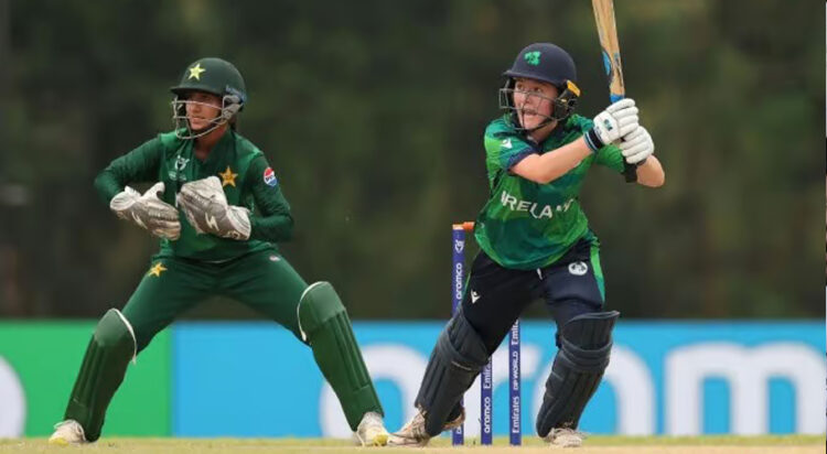 Ireland Women’s U19 team defeated the Pakistan Women’s U19 team by 13 runs using the Duckworth-Lewis-Stern (DLS) method at the Johor Cricket Academy Oval in Malaysia (Image: APP)