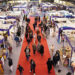 Visitors at the stalls of WEXNET 2025 expo at the Expo Center in Lahore, Pakistan. (TDAP/File)