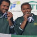 Aisam-ul-Haq Qureshi and Aqeel Khan secure gold medal in the men’s 45+ doubles category at the ITF Masters World Championship, in Manavgat, Turkey. (Image: Social media)