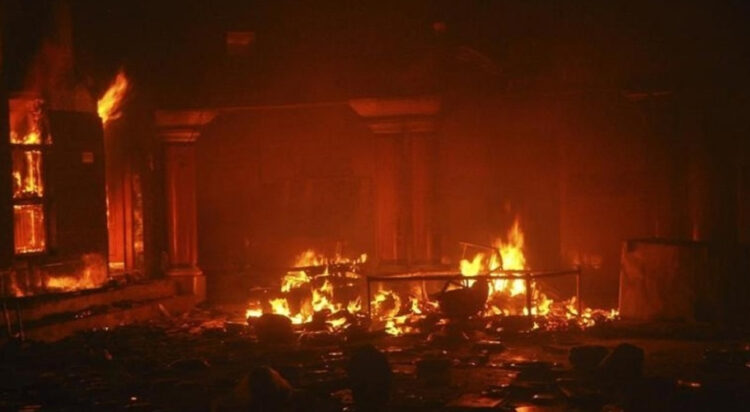 House set on Fire