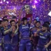 Kolta Knight Riders with trophy. File photo