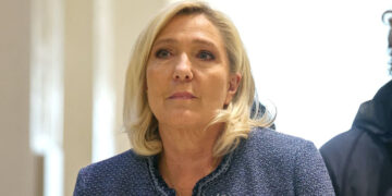 Marine Le Pen was found guilty of using European Parliament money to pay staff who were working for her political party in France.
Alain Jocard/AFP/Getty Images