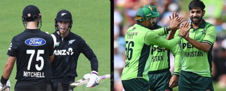 NZ v Pakistan 1ST ODI. Screen grab