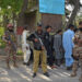 File/ Security personnel stand guard in Quetta on April 10, 2024. (AFP/File)a