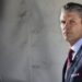 Defense Secretary Pete Hegseth does a television interview outside the White House, Friday, March 21, 2025, in Washington. (AP Photo/Jacquelyn Martin)