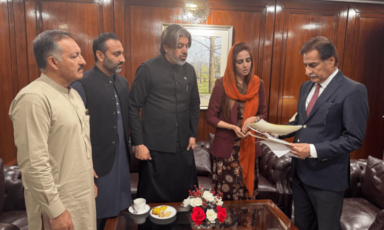 PTI lawmakers submit resolution against canal project: Photo Dawn News