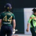 Pakistan's Diana Baig rejoices after taking a wicket against Ireland during the opening match of the ICC Women's World Cup 2025 Qualifiers, held at the Gaddafi Stadium in Lahore on April 9.
(Image: X/PCB)
