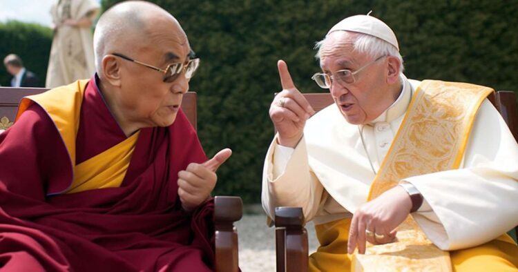 Pope Francis, Dalai Lama file photo