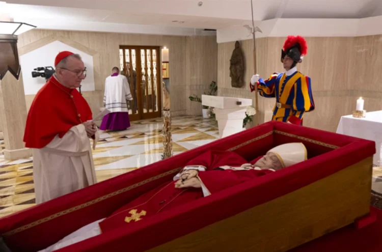 Pope Francis body. Picture credit online