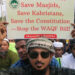 Muslims protesting against the bill: Image by BBC