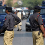 File photo of policemen in Karachi