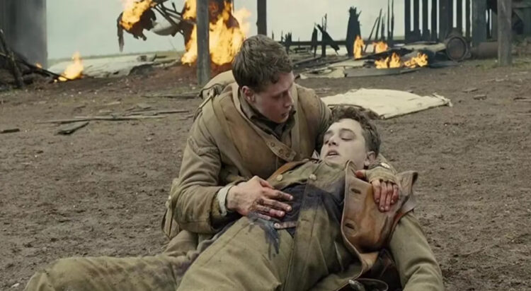 Corporal Blake's death in 1917 is a terribly memorable moment in this fantastic World War I movie.