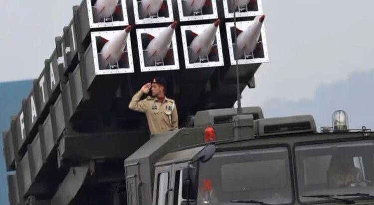 The Fateh-1 is a short-range guided artillery rocket system developed by Pakistan. It is designed for precision strikes against enemy targets, including logistics centers, airfields, and radar sites. (File)