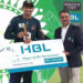 Hassan Nawaz receiving the award ( Image: geo news)