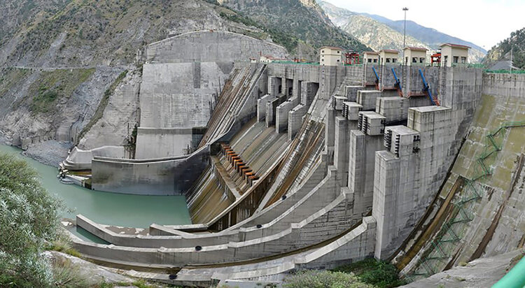 Bahlihar Hydropower Project is located on the Chenab River in Indian Jammu & Kashmir. (Image: encardio.com)