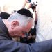 Crown Prince of Iran, Reza Pahlavi visit Western Wall (Wailing Wall) in east Jerusalem on April 18, 2023 [Ariel Zandberg (GPO) / Anadolu Agency]