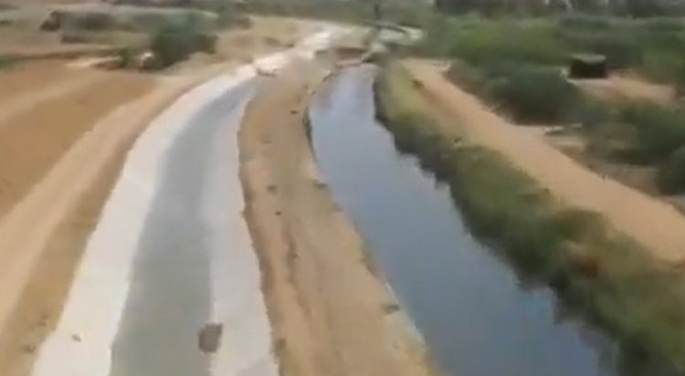 Rs12.8 Billion Hub Canal to Commence Operations on August 14 in Karachi (Screengrab: X/@murtazawahab1)