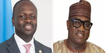 Ghana's Defence Minister Edward Omane Boamah (L) and Environment Minister Ibrahim Murtala Muhammed in a composite photo created on August 6, 2025. © ITU Pictures of Geneva via Creative Commons (Left) and Ghana's Ministry of Environment, Science and Technology (Right)