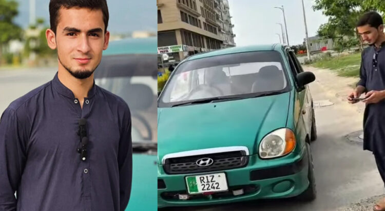 19-Year-Old Innovator Muhammad Subhan Designs App That Lets You Drive Car (Image: Screengrab)