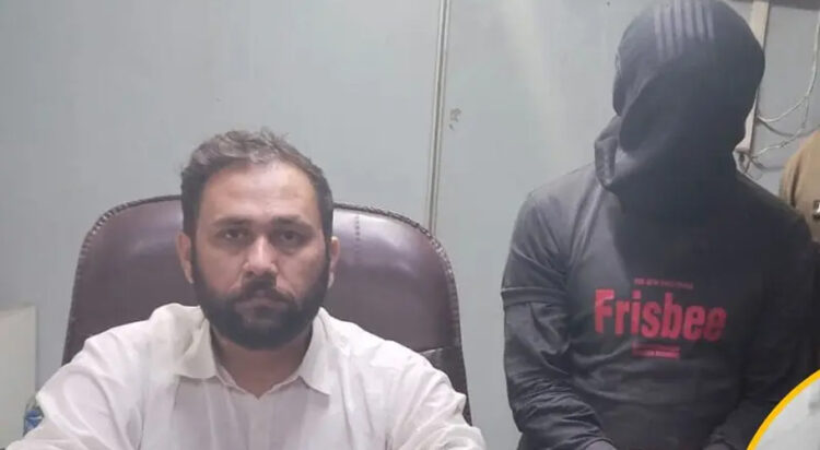 Lahore police special team, led by Raiwind SHO Muhammad Zaka, had announced the arrest of suspect Shehzad in the double murder case. (Image: Lahore Police)