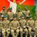 The picture shared on October 13, 2025, shows Pakistani soldiers posing for a picture after winning a gold medal in Exercise Cambrian Patrol - 2025 in Wales, UK. (Pakistan Army)