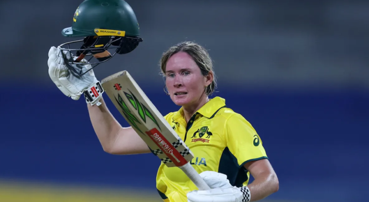 Beth Mooney's hundred rescued Australia  •  ICC/Getty Images